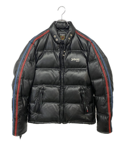 SCHOTT モーターサイクルダウンジャケット 3181026 メンズ SIZE L ショット