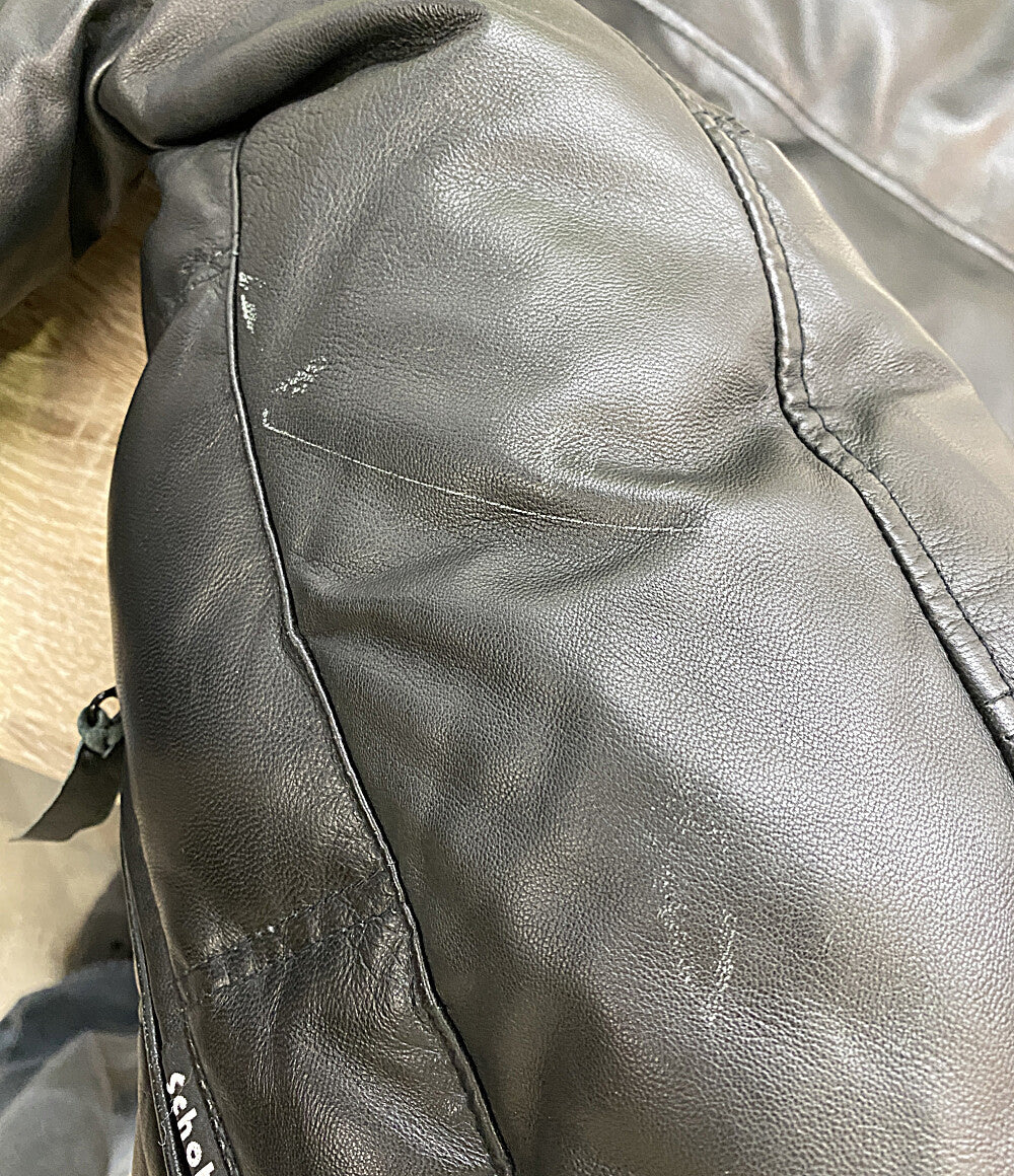 SCHOTT モーターサイクルダウンジャケット 3181026 メンズ SIZE L ショット