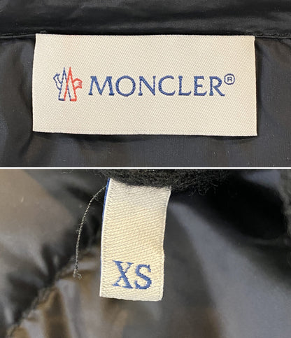 MONCLER ニット切り替えダウンコート H20939B00009 ブラック レディース SIZE XS モンクレール