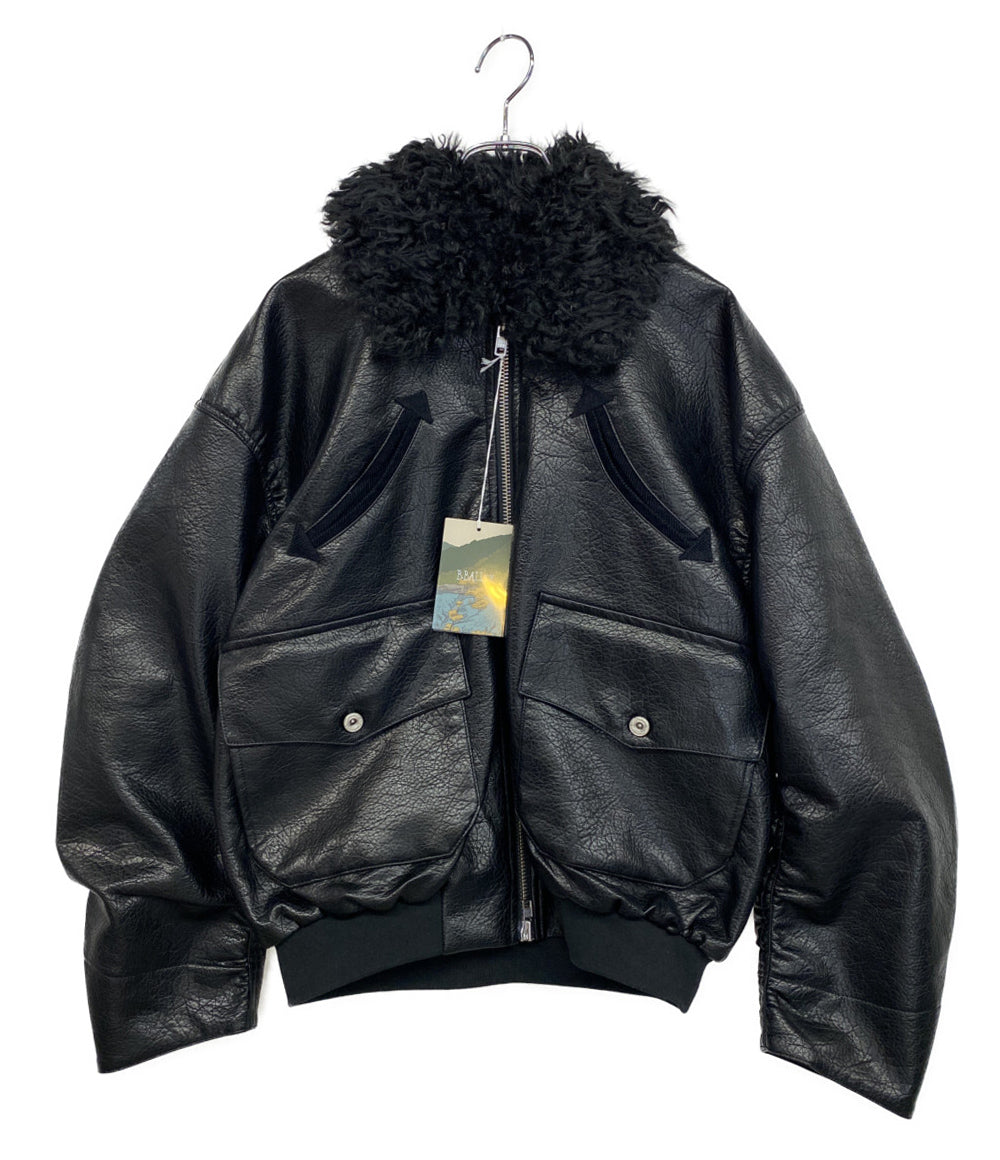B.BALLSY ウェスタンフェイクレザーワークジャケット BS1050 メンズ SIZE L ビーボールジー