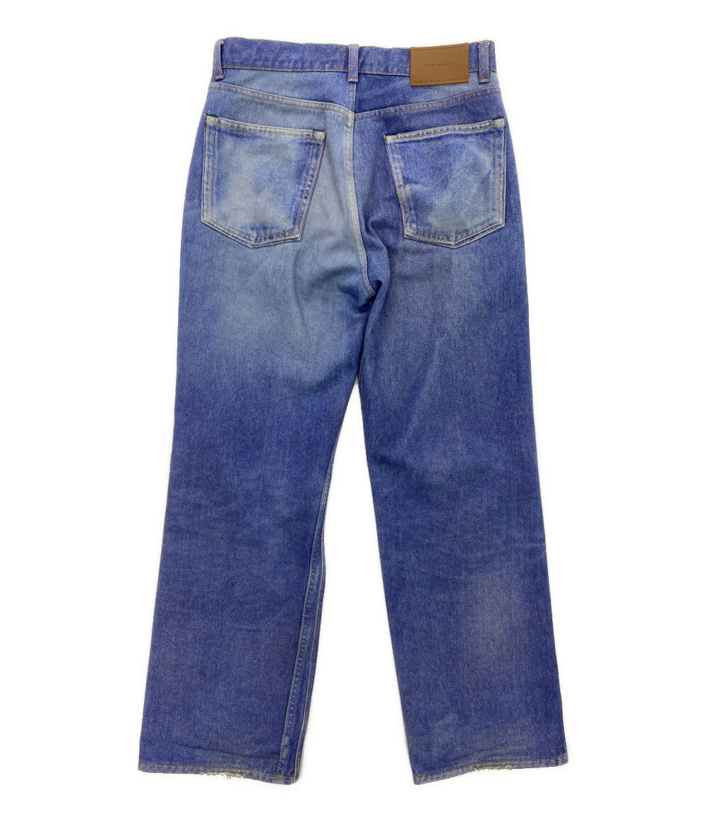 OUR LEGACY デニムパンツ THIRD CUT DIGITAL BLUE AURORA PRINT M2265TB メンズ SIZE 28 アワーレガシー