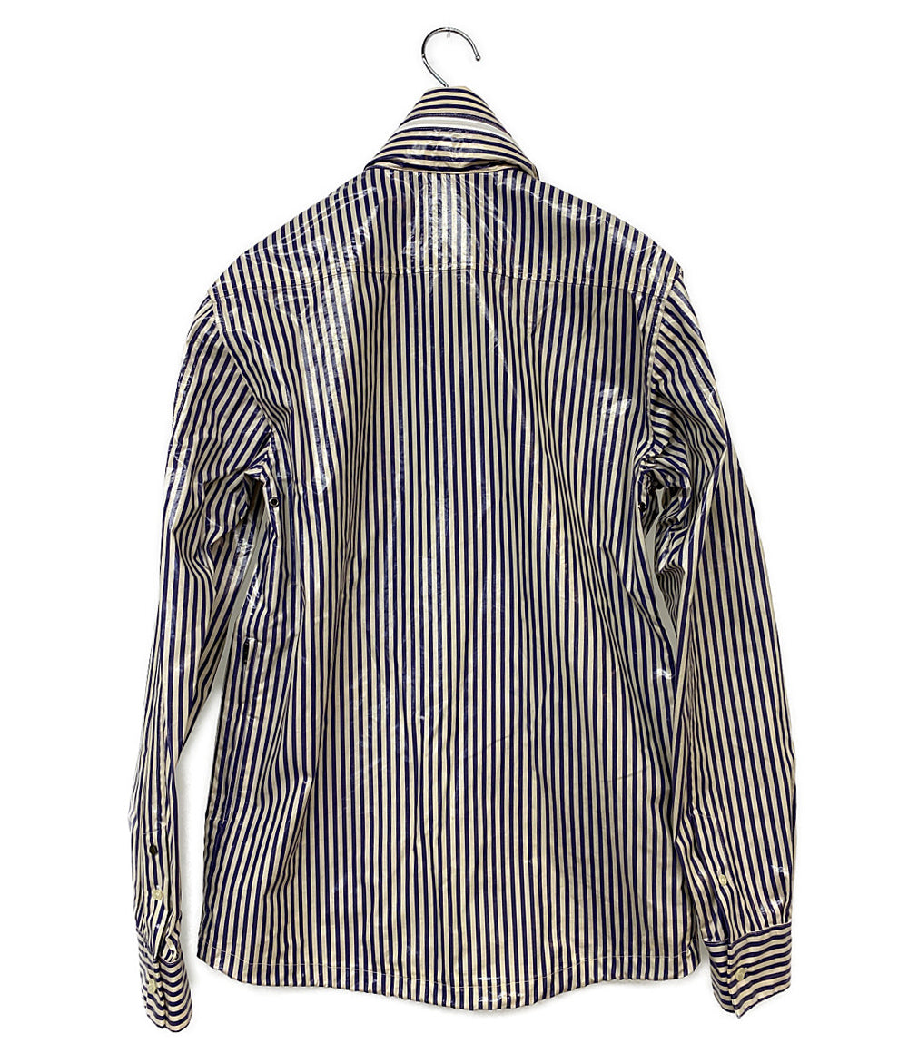 Z ZEGNA ジー・ゼニア ストライプコーティングジャケット メンズ SIZE S