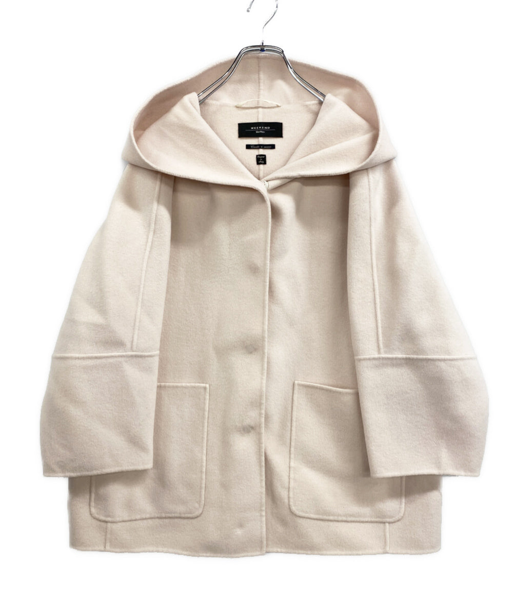 WEEKEND Max Mara コート ウールフーディ レディース SIZE 40 ウィークエンド マックスマーラ