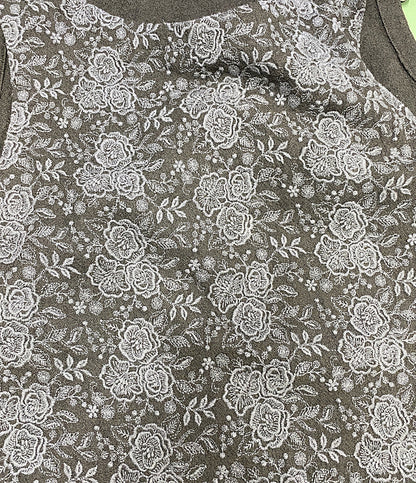 美品 Cotton House Aya Castle Combe garden ベスト ブラック LWCV04031EM レディース SIZE M コットンハウスアヤ カッスルクームガーデン