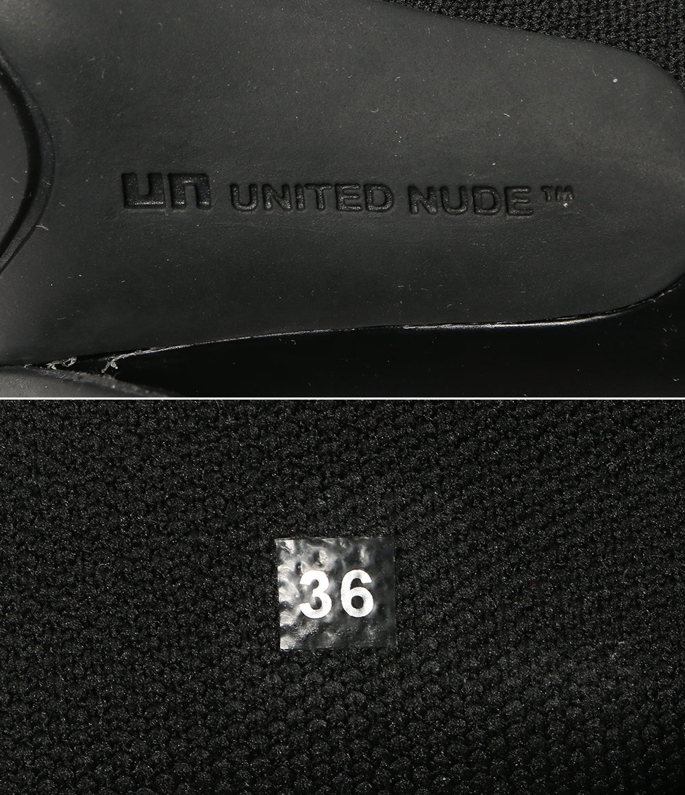 UNITED NUDE ブーツ Moubius Long Boot BLK レディース SIZE 36 ユナイテッドヌード