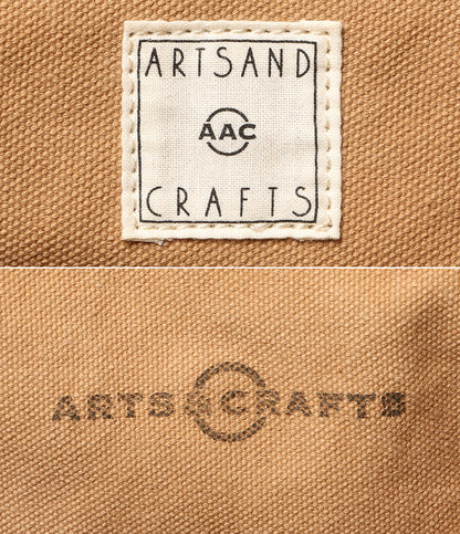 ARTS&CRAFTS アーツアンドクラフツ トートバッグ AGING CANVAS BASIC TOTE ライトブラウン メンズ