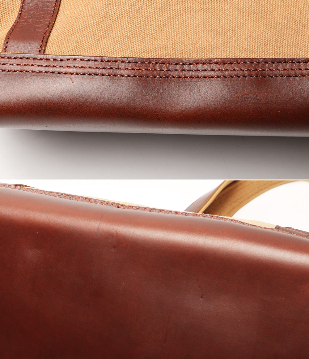 ARTS&CRAFTS アーツアンドクラフツ トートバッグ AGING CANVAS BASIC TOTE ライトブラウン メンズ