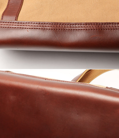 ARTS&CRAFTS アーツアンドクラフツ トートバッグ AGING CANVAS BASIC TOTE ライトブラウン メンズ