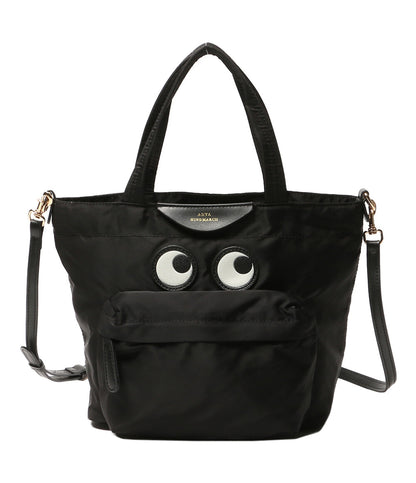 ANYA HINDMARCH ハンドバッグ eyes 2way ブラック レディース アニヤハインドマーチ