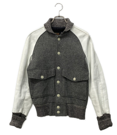 SKOOKUM スタジャン グレー メンズ SIZE 34 スクーカム