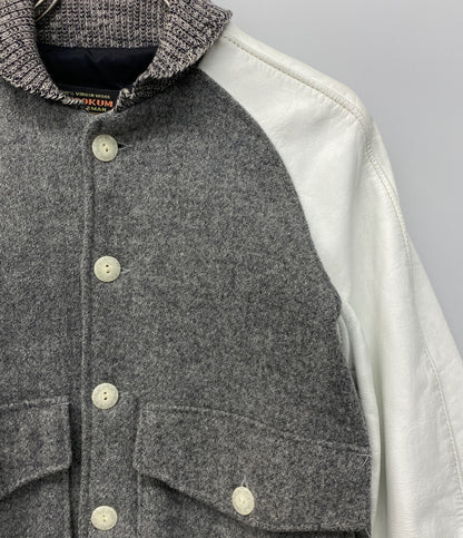 SKOOKUM スタジャン グレー メンズ SIZE 34 スクーカム