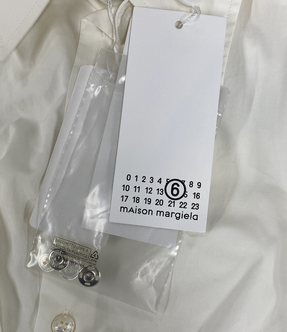 MM6 長袖シャツ ウエストテープブロードシャツ S52DT0045 レディース SIZE 40 エムエムシックス