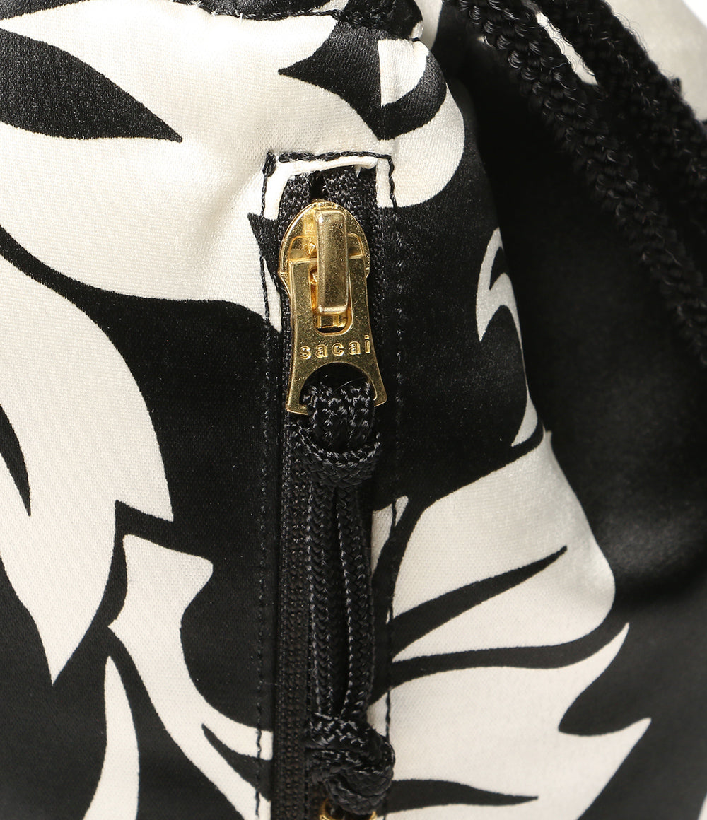 美品 sacai 巾着 フローラルプリント 2024SS 24-0701S レディース サカイ
