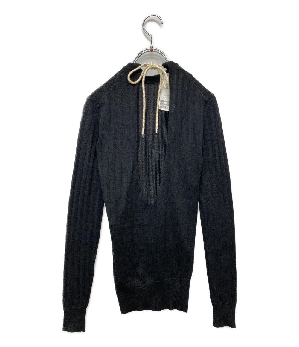 PLAN C ニット ウール ブラック 41.MGCMF01K01FW003 レディース SIZE 34 プラン シー