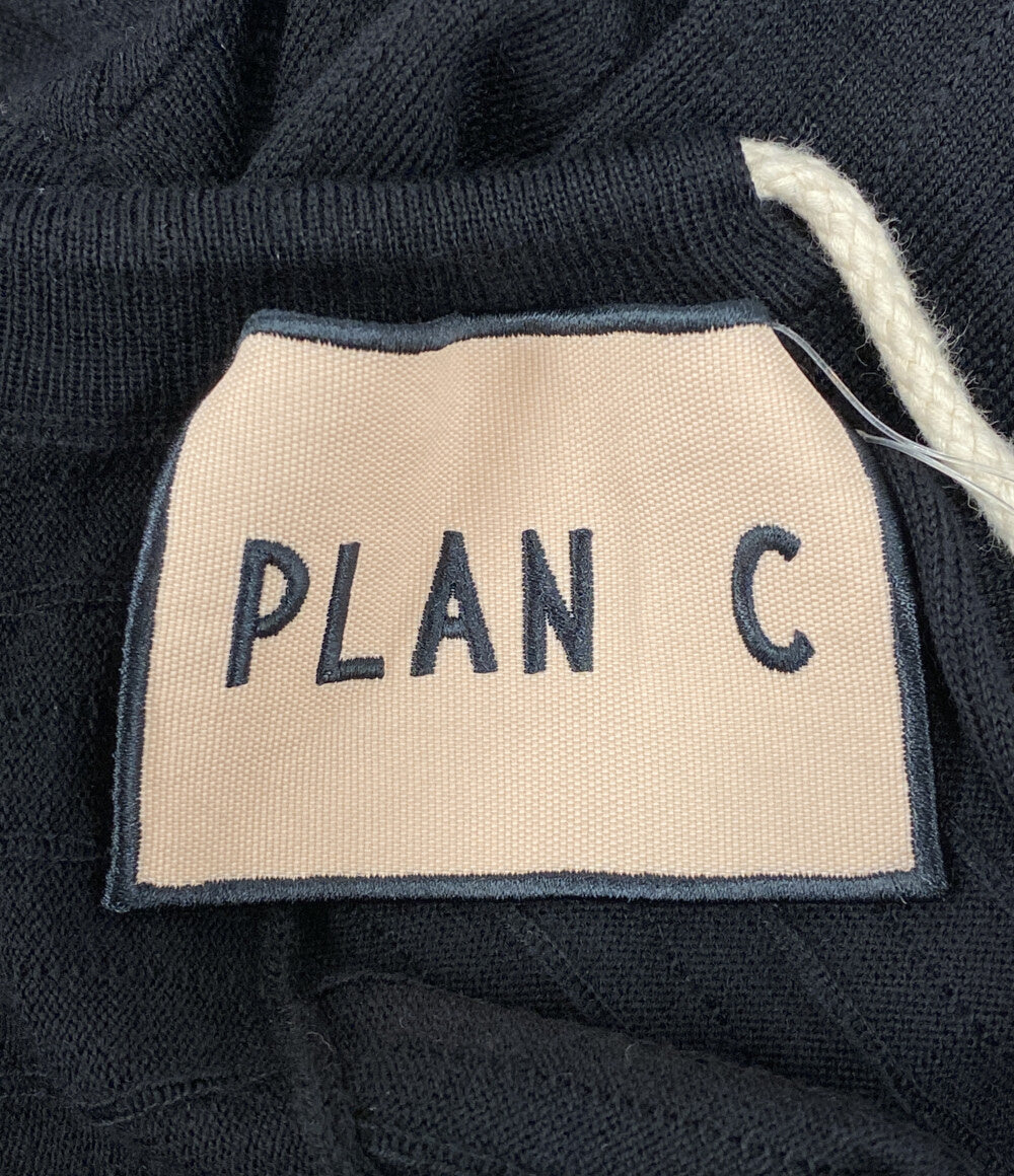 美品 PLAN C ニット ウール ブラック 41.MGCMF01K01FW003 レディース SIZE 34 プラン シー