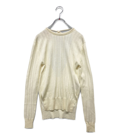 PLAN C ニット ウール ホワイト 41.MGCMF01K01FW003 レディース SIZE 34 プラン シー