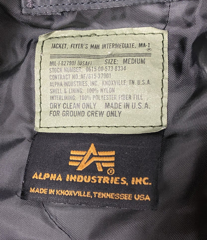 ALPHA INDUSTRIES フライトジャケット MA-1 90s メンズ SIZE M アルファ・インダストリーズ
