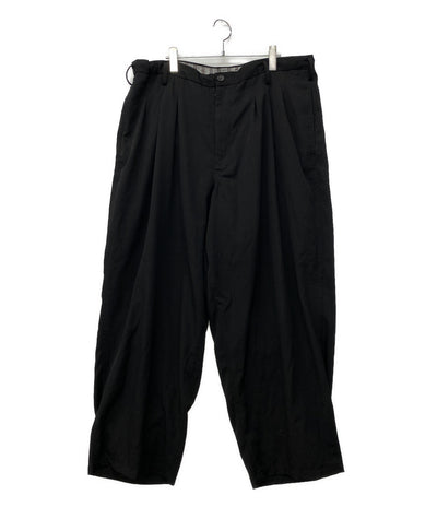 Y's for men ワイドパンツ WOOL GABARDINE 12 TUCK PANTS 2026AW MW-P02-100 メンズ SIZE 3 ワイズ フォー メン
