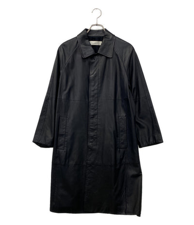 GALERIE VIE ステンカラーコート ラムレザー レディース SIZE 1 ギャルリーヴィー