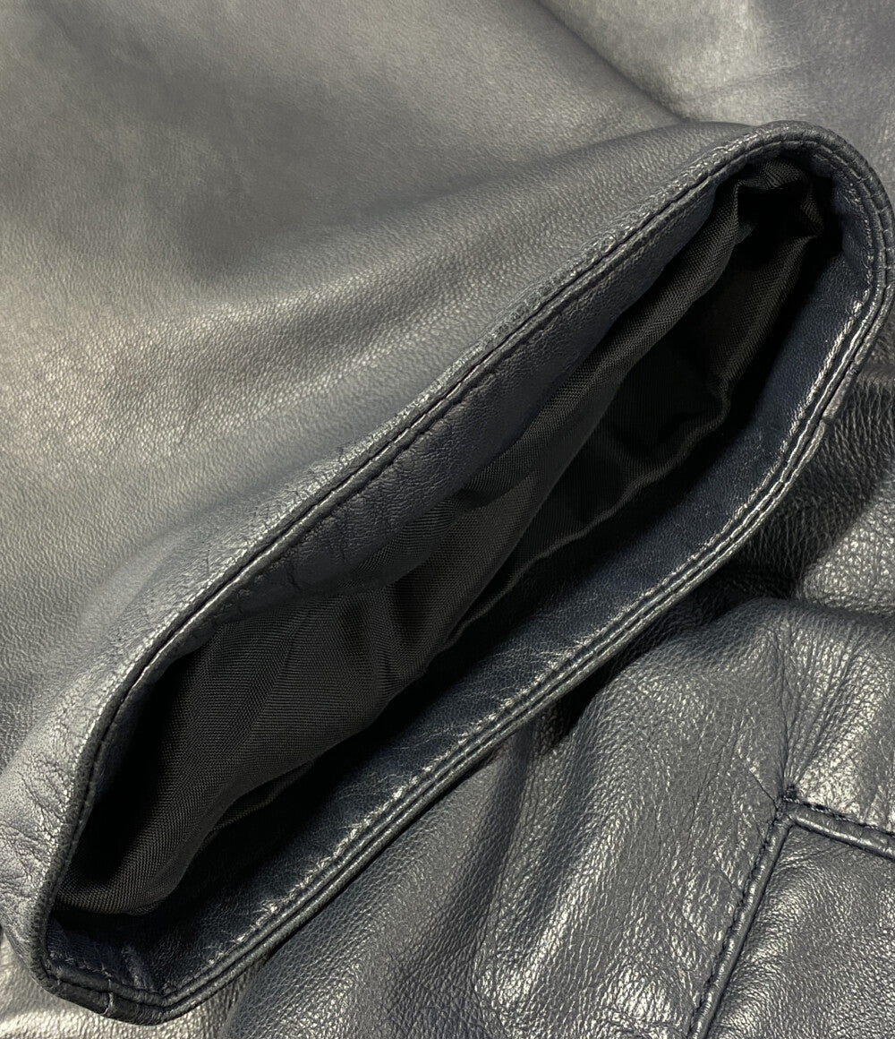 GALERIE VIE ステンカラーコート ラムレザー レディース SIZE 1 ギャルリーヴィー