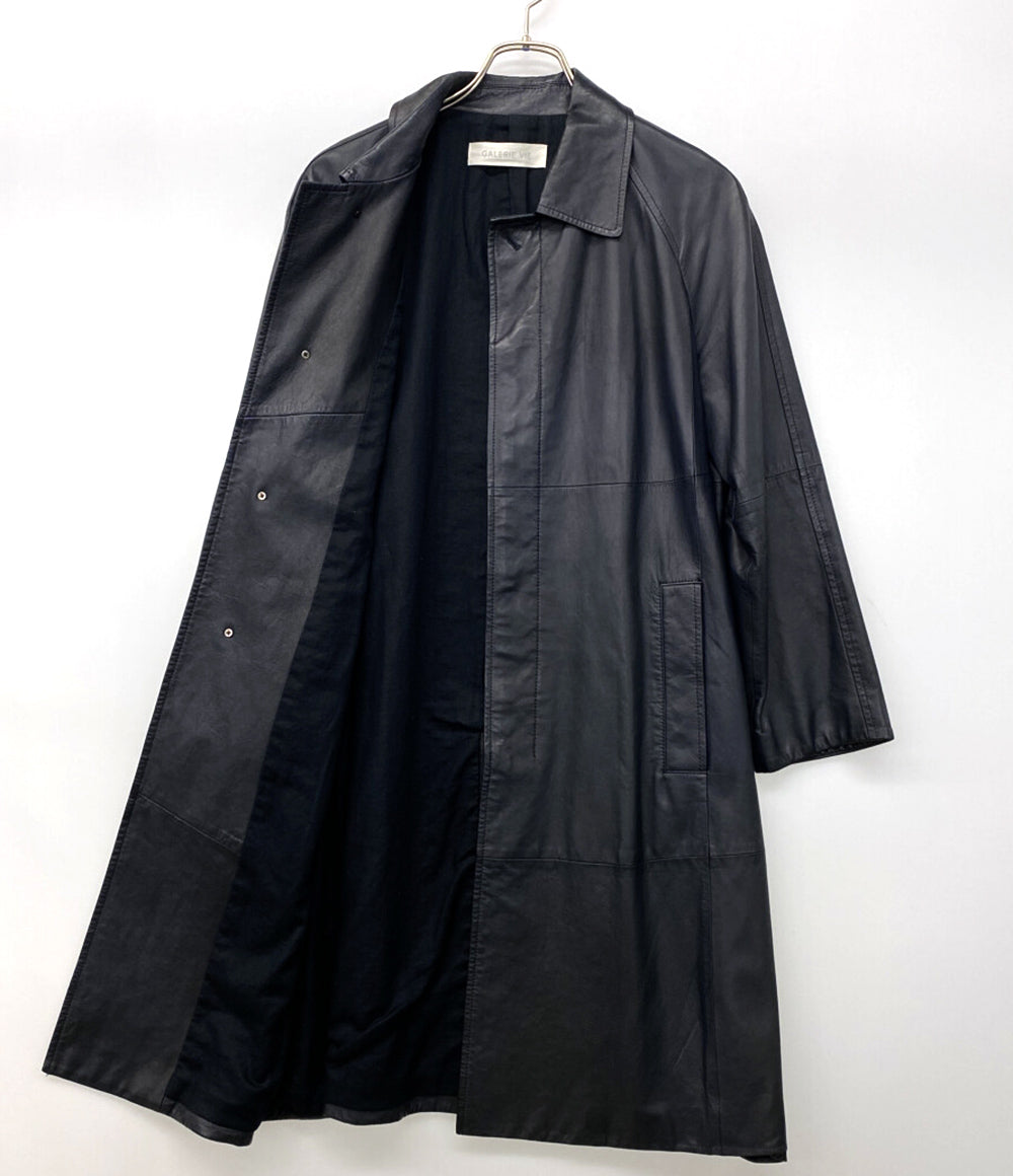 GALERIE VIE ステンカラーコート ラムレザー レディース SIZE 1 ギャルリーヴィー