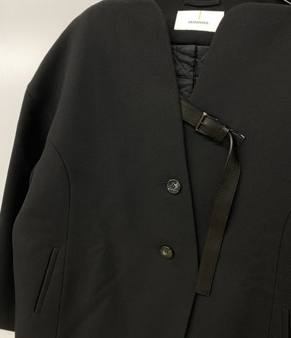 AKIRANAKA ノーカラージャケットSesilia front belt レディース SIZE 1 アキラナカ