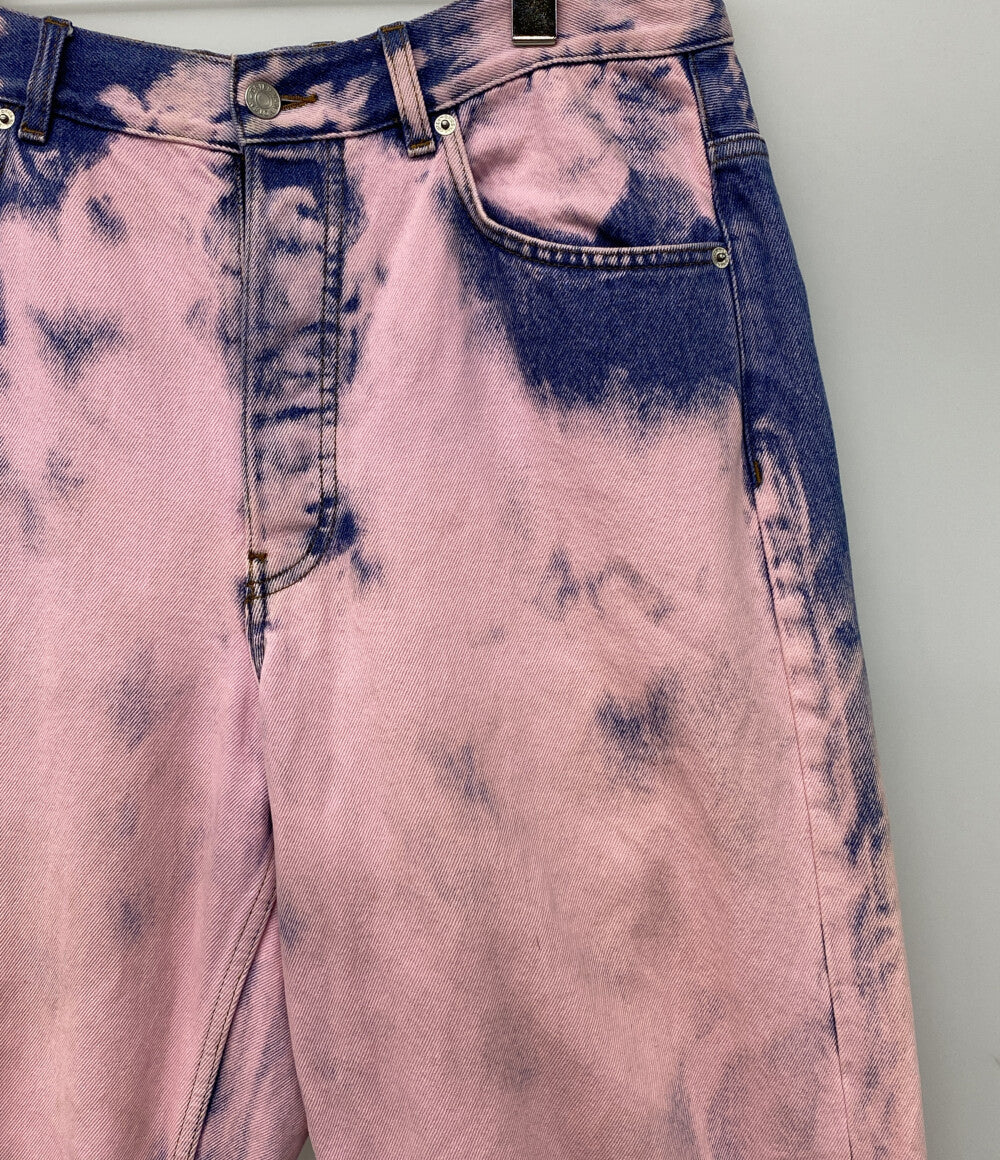 DRIES VAN NOTEN デニムパンツ ピンク染め ワイド 24SS メンズ SIZE 31 ドリスヴァンノッテン