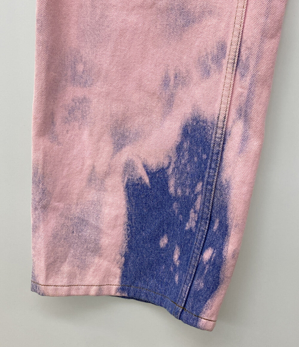 DRIES VAN NOTEN デニムパンツ ピンク染め ワイド 24SS メンズ SIZE 31 ドリスヴァンノッテン