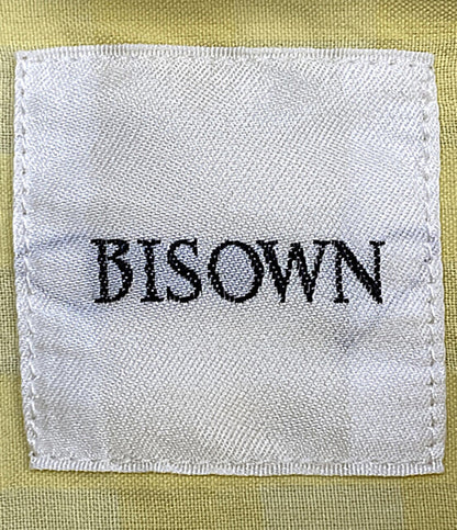 美品 BISOWN ビソウン 長袖シャツ イエロー 26S-BIS-SH22F メンズ SIZE 3