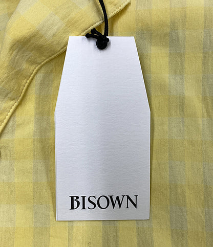 美品 BISOWN ビソウン 長袖シャツ イエロー 26S-BIS-SH22F メンズ SIZE 3