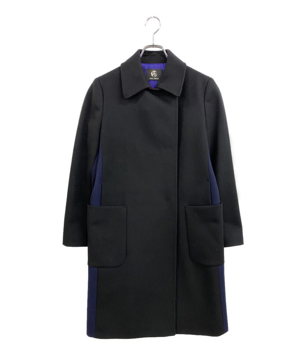 美品 PAUL SMITH コート BLK レディース SIZE 40 ポールスミス