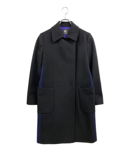 美品 PAUL SMITH コート BLK レディース SIZE 40 ポールスミス