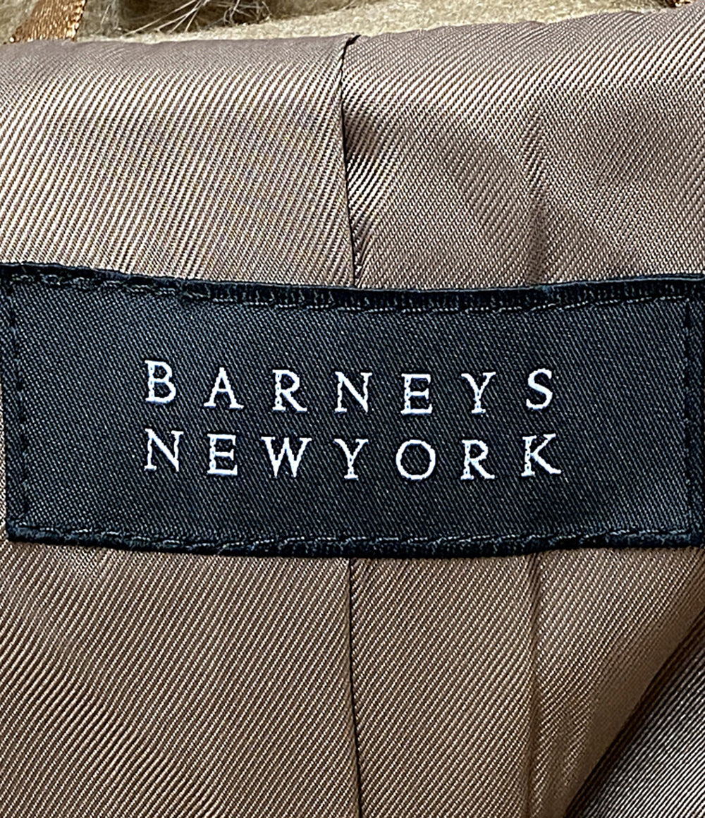 BARNEYS NEW YORK バーニーズニューヨーク コート CAMEL カシミヤ ブルーフォックス 2138153 レディース SIZE 36