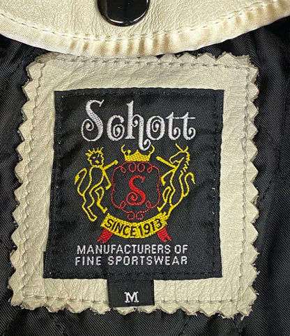 ショット ライダースジャケット USED加工 ダブル 3101020 メンズ SIZE M SCHOTT