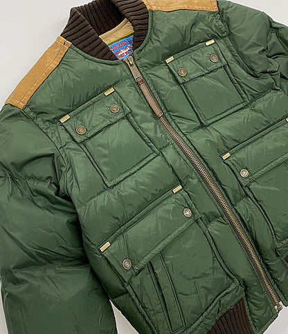 DSQUARED2 ダウンジャケット レザー切り替え メンズ SIZE 44 ディースクエアード