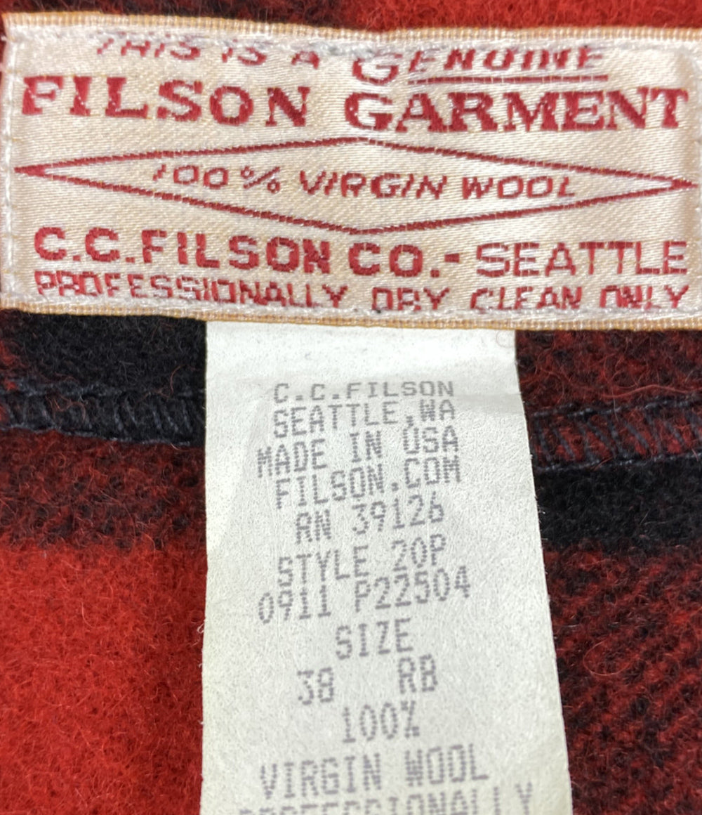 フィルソン ウールベスト ブッファローチェック メンズ SIZE 38 FILSON