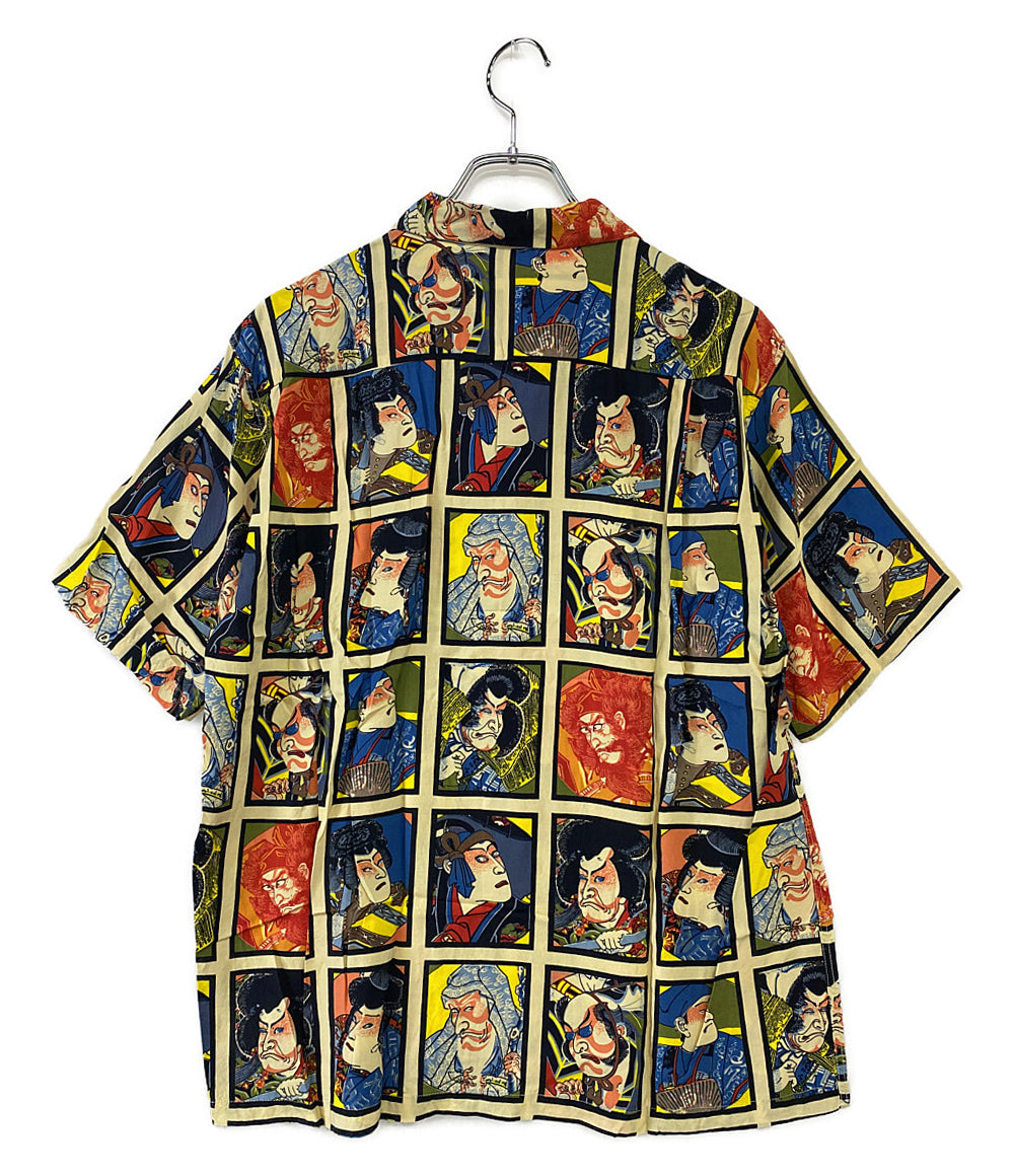 東洋エンタープライズ 半袖シャツ レーヨン 和柄 歌舞伎町 メンズ SIZE M