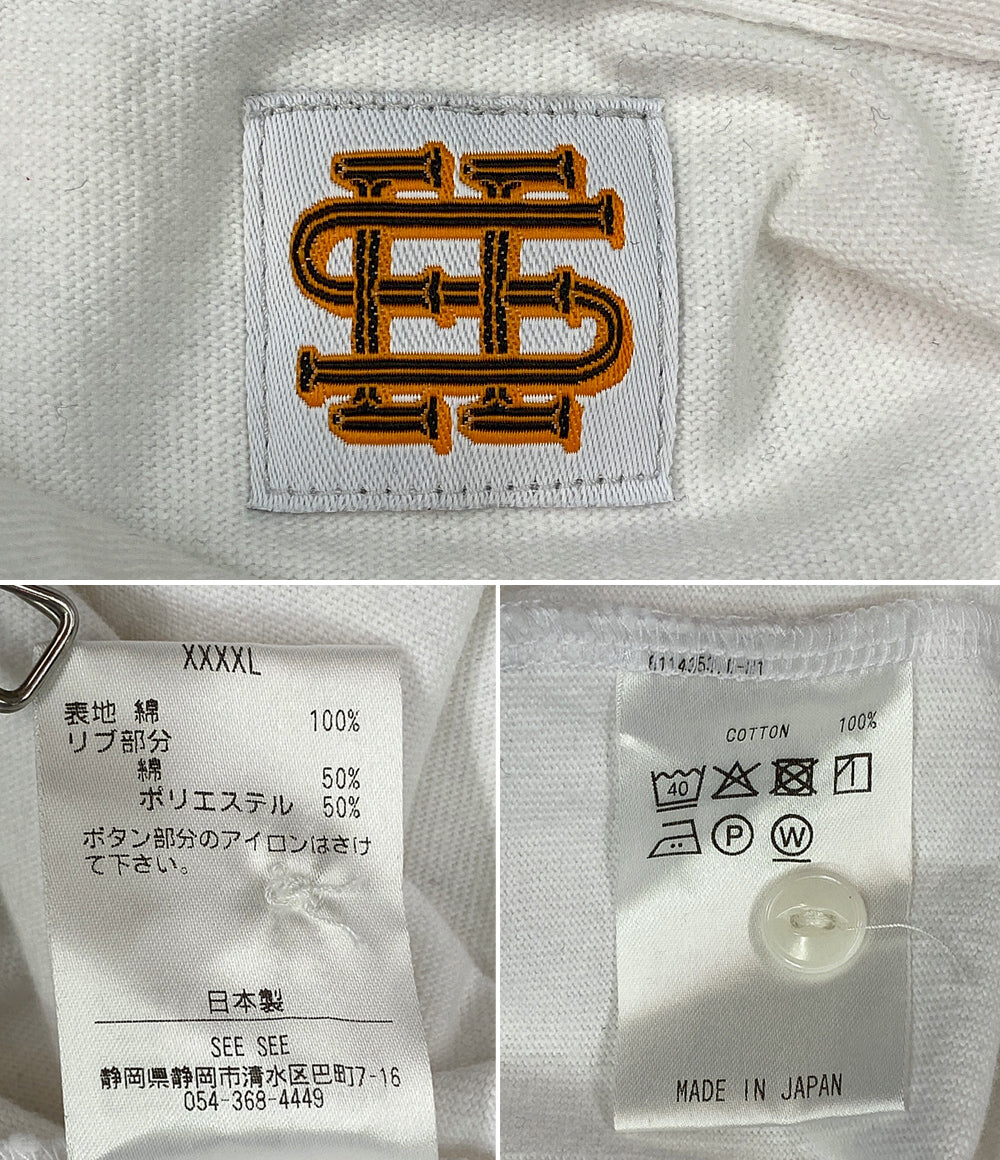 SEE SEE シーシー オーバーポロシャツ 長袖 BIG POLO メンズ SIZE XXXXL