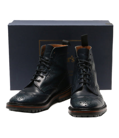 トリッカーズ ブーツ 2508 Navy Blue メンズ SIZE 8 TRICKER’S