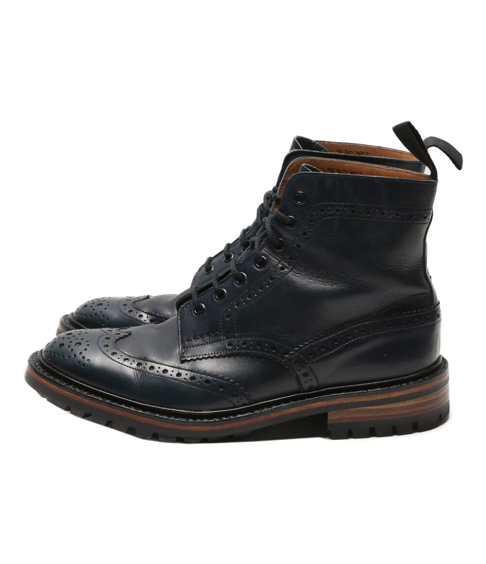 トリッカーズ ブーツ 2508 Navy Blue メンズ SIZE 8 TRICKER’S