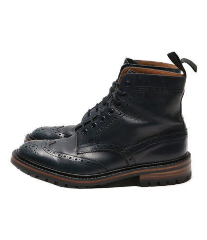 トリッカーズ ブーツ 2508 Navy Blue メンズ SIZE 8 TRICKER’S