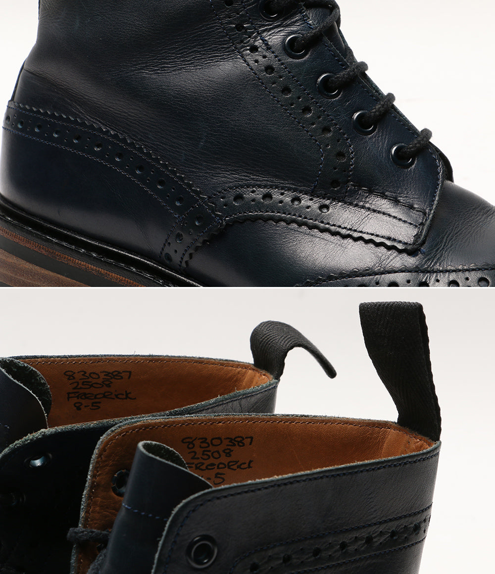 トリッカーズ ブーツ 2508 Navy Blue メンズ SIZE 8 TRICKER’S