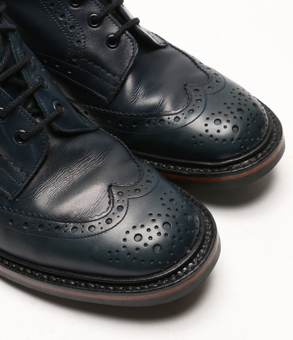 トリッカーズ ブーツ 2508 Navy Blue メンズ SIZE 8 TRICKER’S