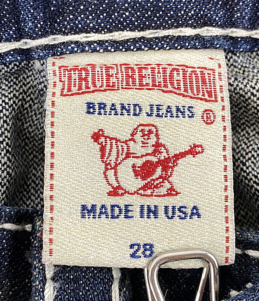 トゥルーレリジョン  デニムパンツ USA製 billy big t ストーレート 白太ステッチ      メンズ SIZE 28  True religion