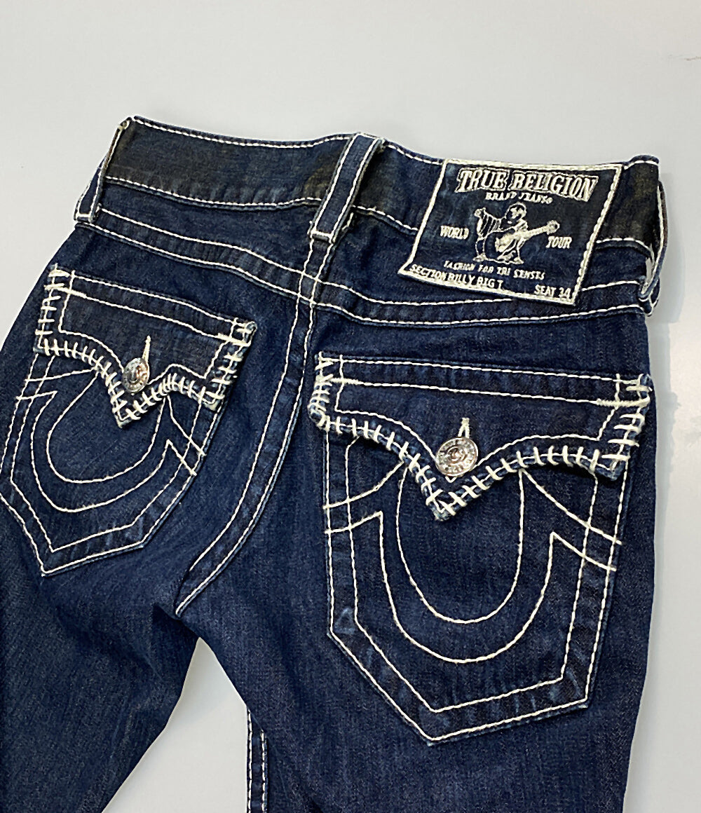 トゥルーレリジョン  デニムパンツ USA製 billy big t ストーレート 白太ステッチ      メンズ SIZE 28  True religion