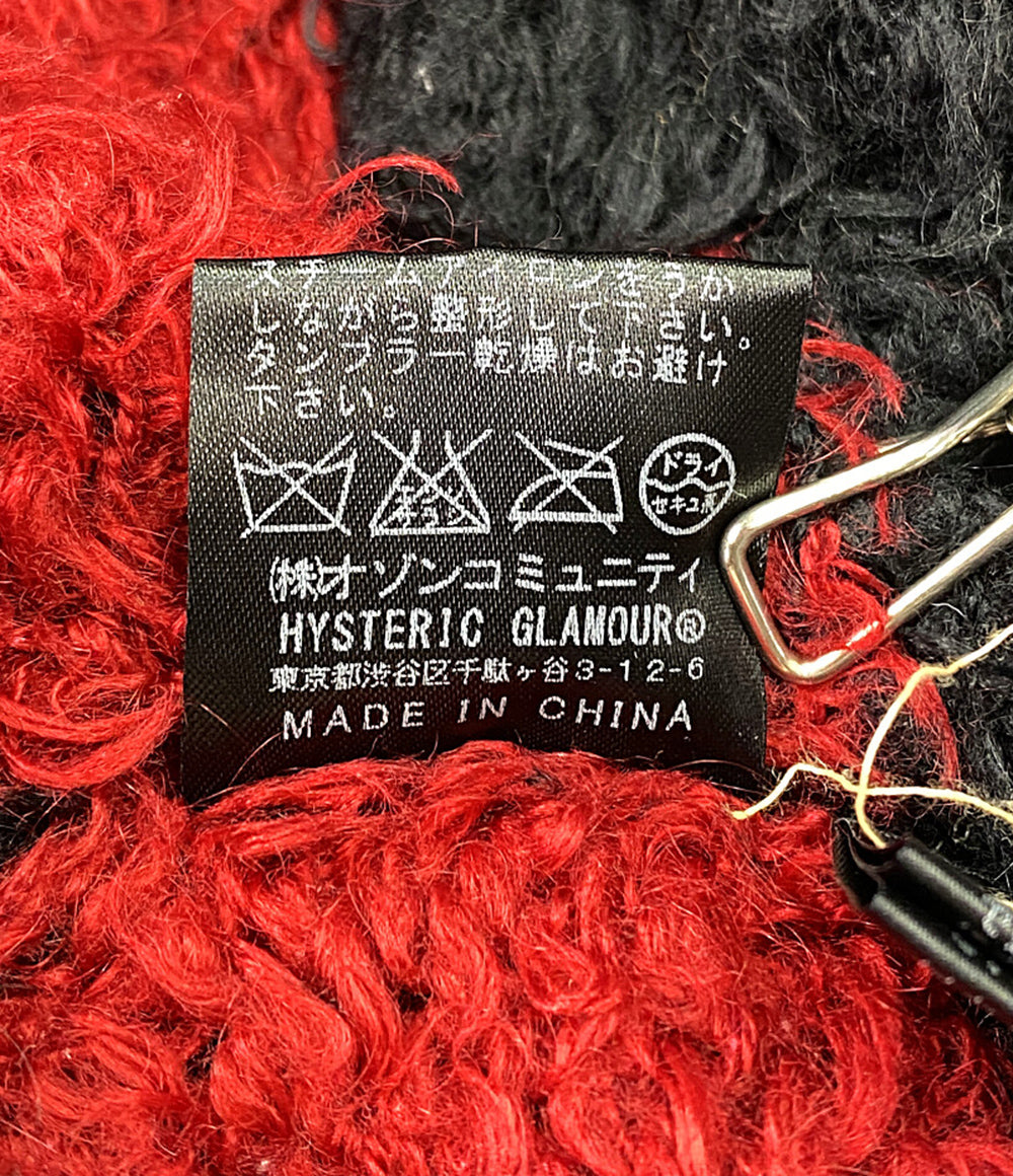 HYSTERICS カーディガン モヘア ボーダー メンズ SIZE FREE ヒステリックス