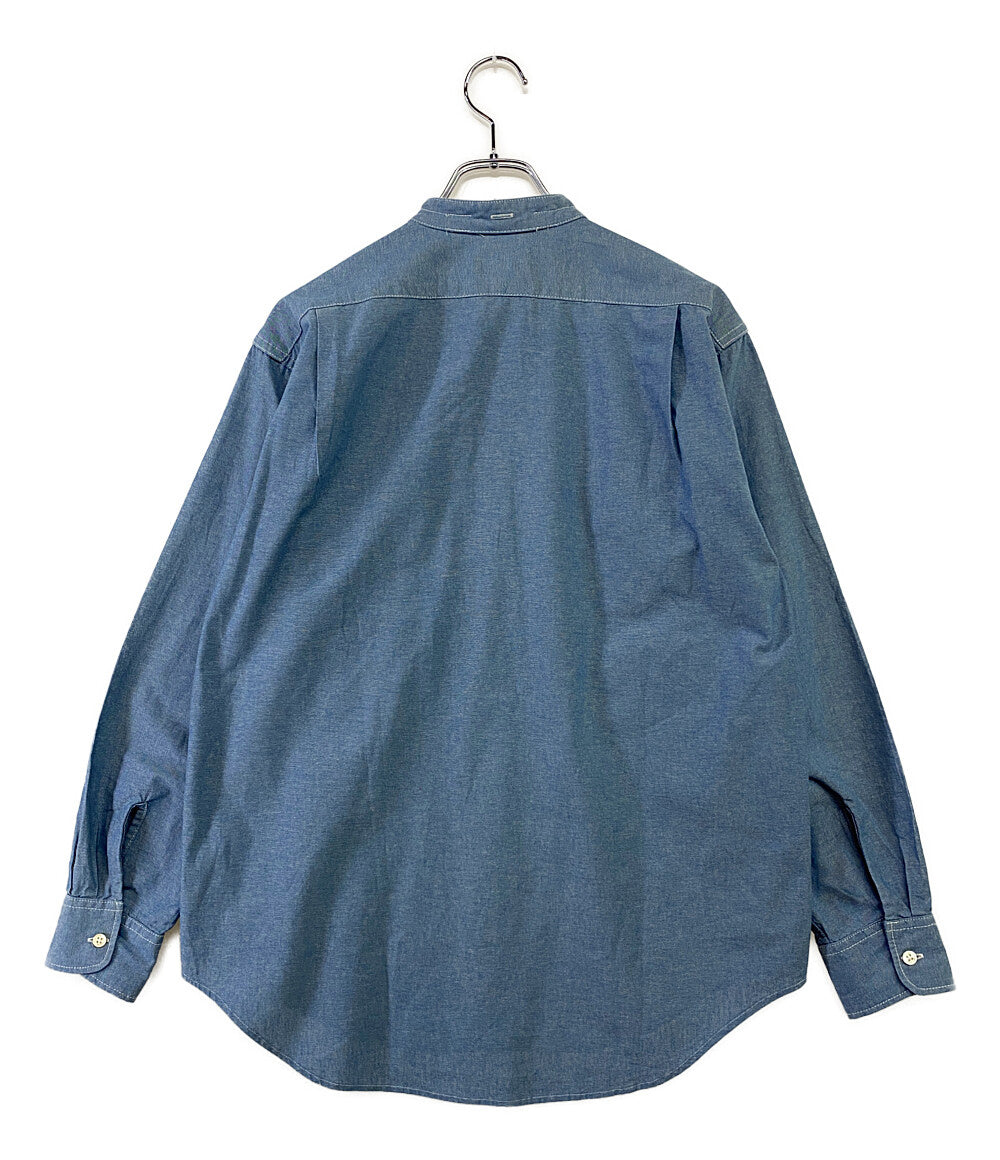 エンジニアードガーメンツ  長袖シャツ Banded Collar Shirt Cotton Chambray      メンズ SIZE XS  ENGINEERED GARMENTS