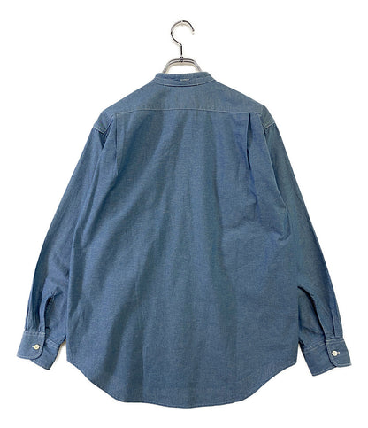 エンジニアードガーメンツ  長袖シャツ Banded Collar Shirt Cotton Chambray      メンズ SIZE XS  ENGINEERED GARMENTS