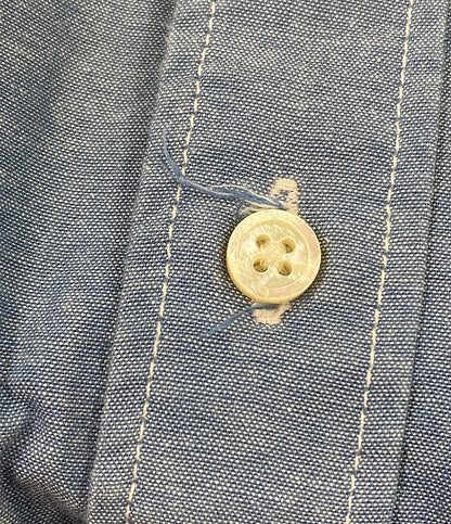 エンジニアードガーメンツ  長袖シャツ Banded Collar Shirt Cotton Chambray      メンズ SIZE XS  ENGINEERED GARMENTS