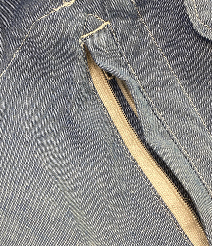 エンジニアードガーメンツ  長袖シャツ Banded Collar Shirt Cotton Chambray      メンズ SIZE XS  ENGINEERED GARMENTS